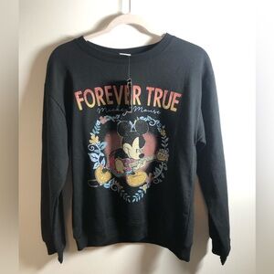 DISNEY | BNWT Rhinestone Mickey Guitar Sweatshirt